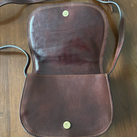 Leather crossbody - saddle bag style from ITL. Never used - Picture 14 of 14